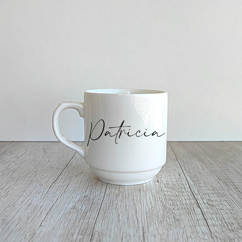 Mini taza de porcelana personalizada de 250ml