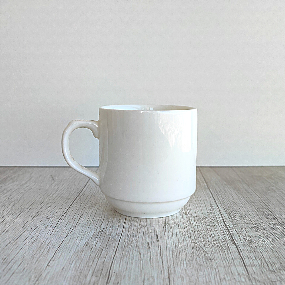 Taza Corazón XO de porcelana de 250ml.