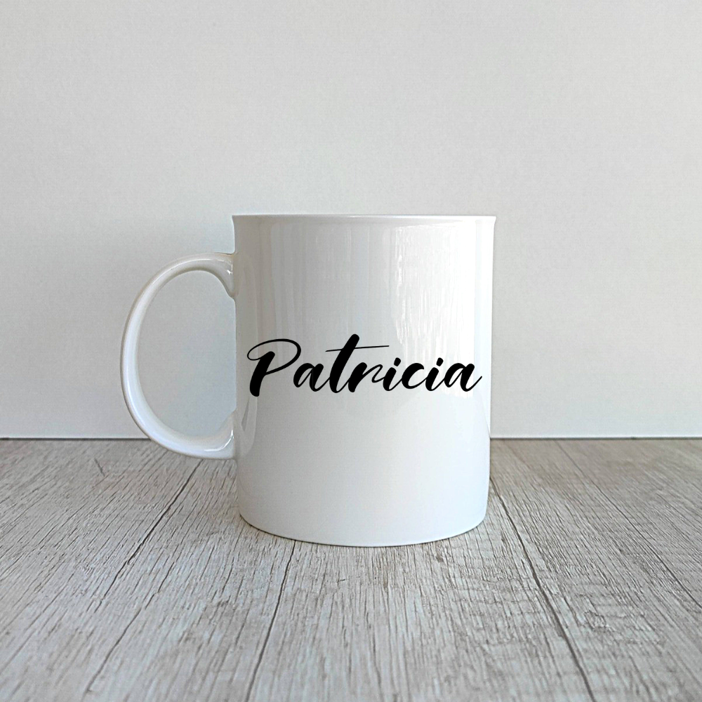 Taza Ian de porcelana personalizada de 410ml