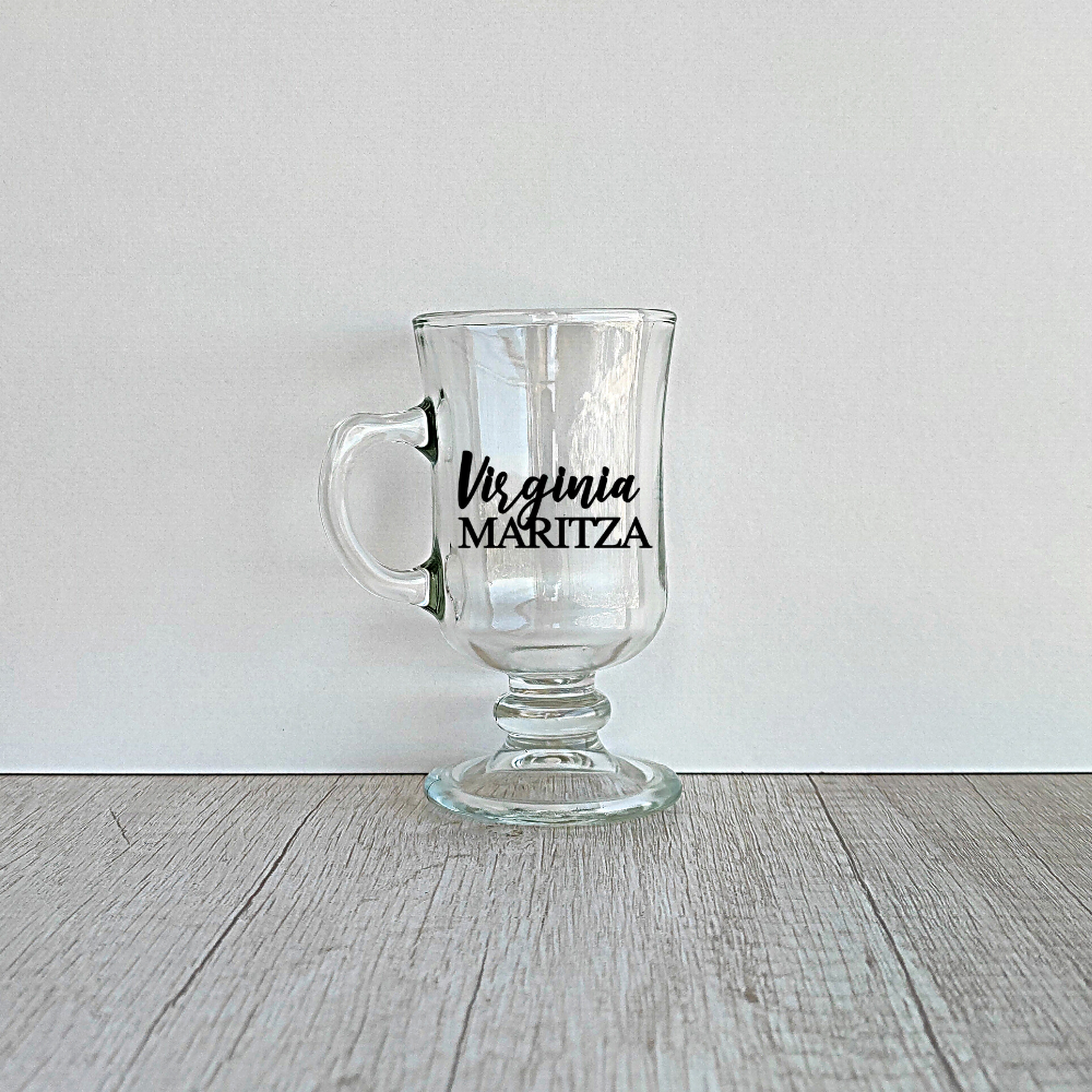 Set de 4 Tazas Cappuccino para personalizar de 120ml o 240ml.