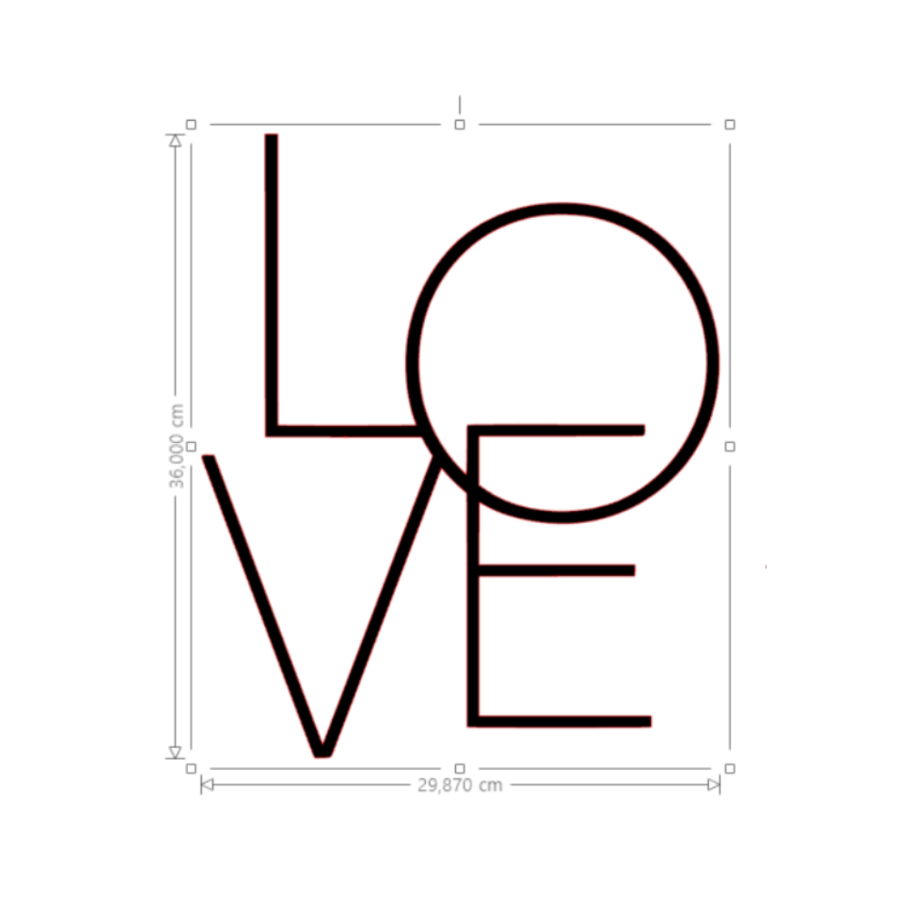 Vinilo Pared LOVE