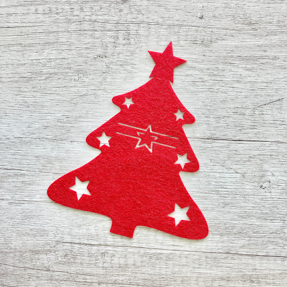 Set de 2 Porta Cubiertos de Navidad