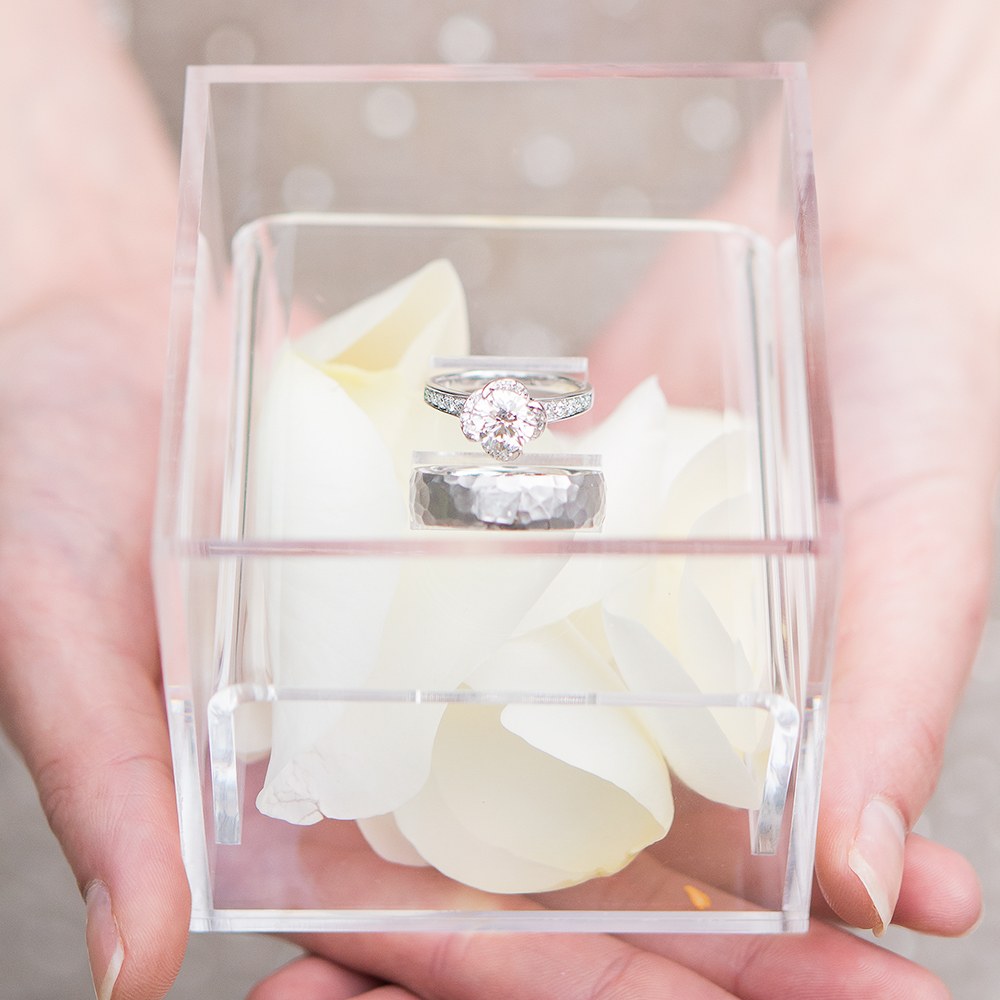 Caja para anillos de Boda