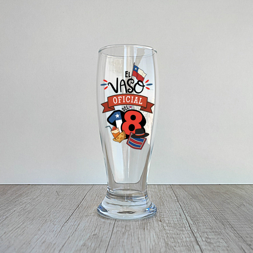 El Vaso OFICIAL del 18 para caballero de 300ml.