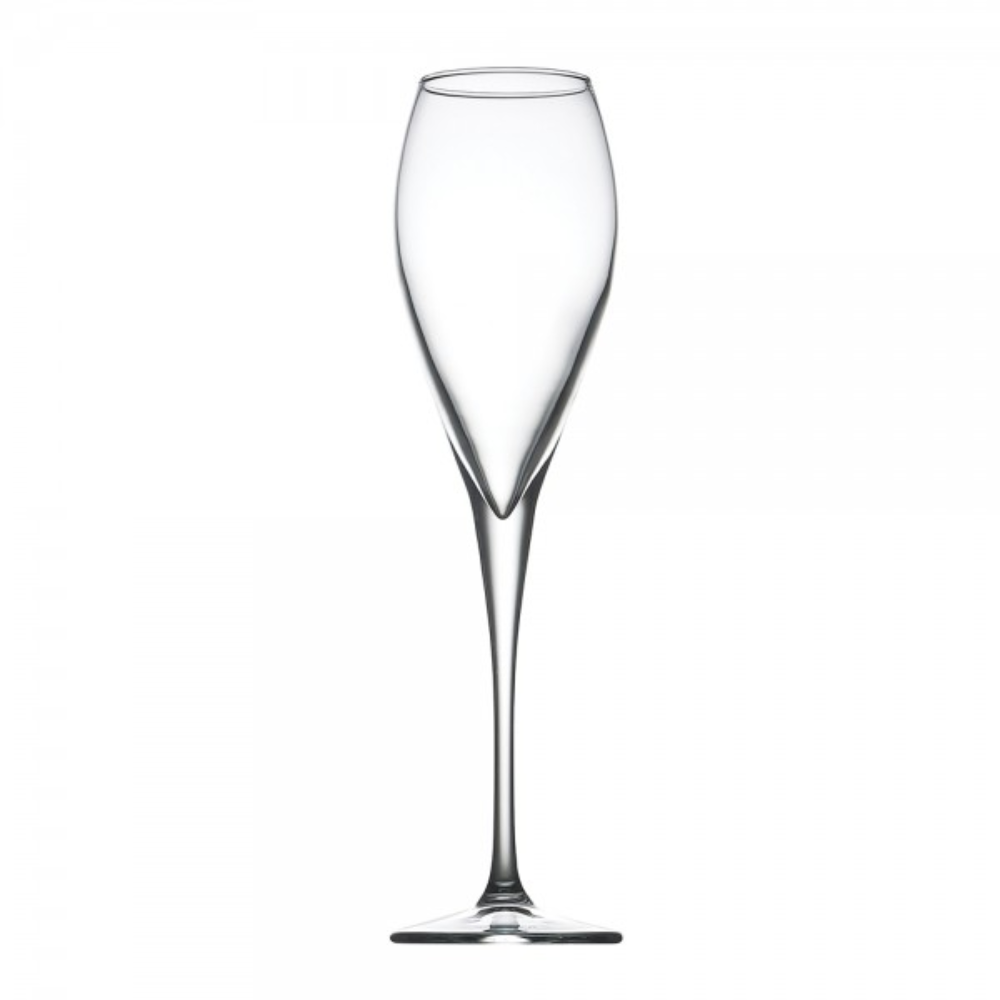 Set de 2 Copas Champagne Luna para Boda Mr y Mrs de 225ml