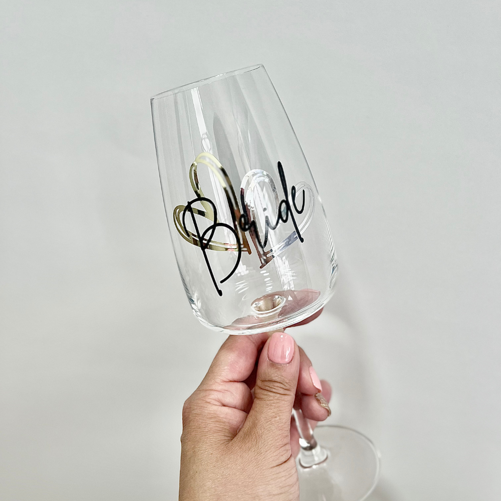 Copa de Vino Bride con corazones de 420ml