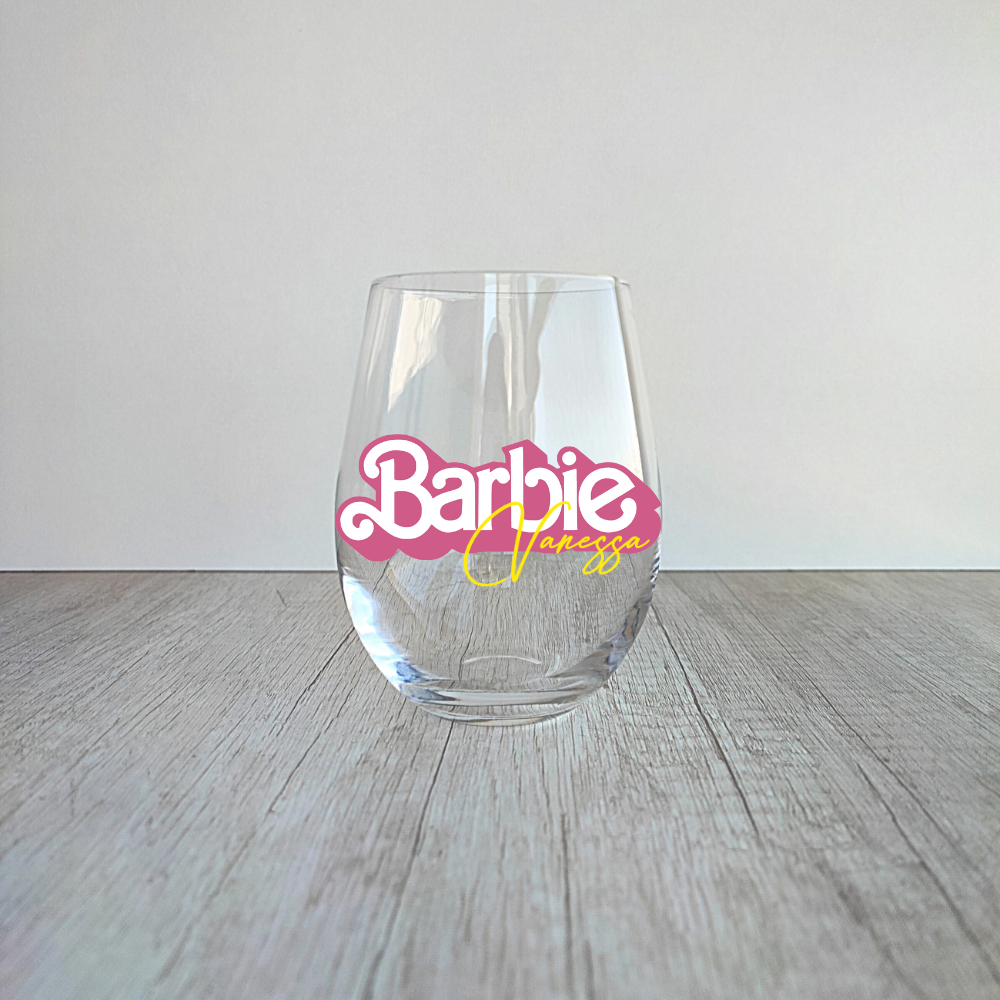 Vaso Barbie personalizado de 545ml