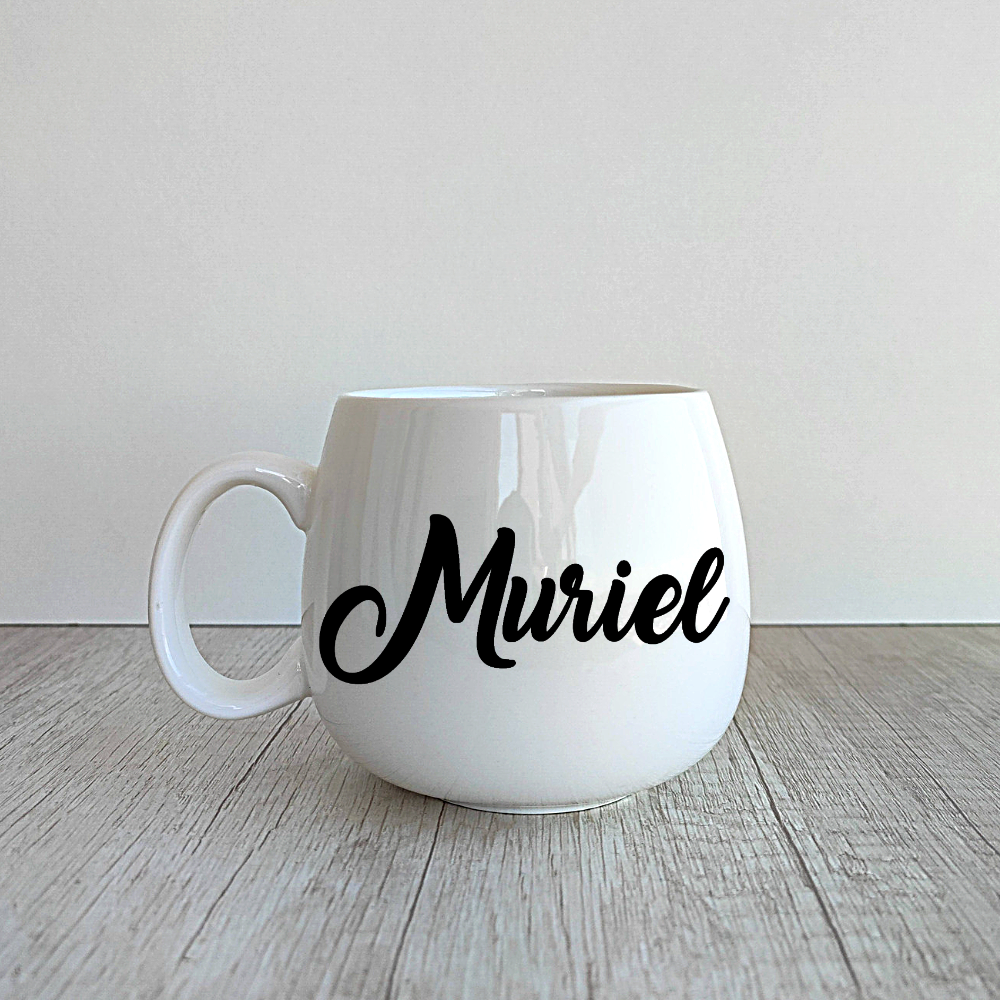 Taza Ema personalizada de porcelana de 400ml