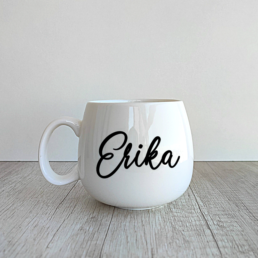 Taza Ema personalizada de porcelana de 400ml