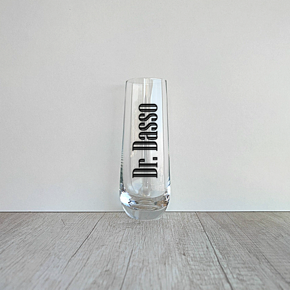 Set de 2 Copas Champagne sin tallo Personalizadas de 295ml