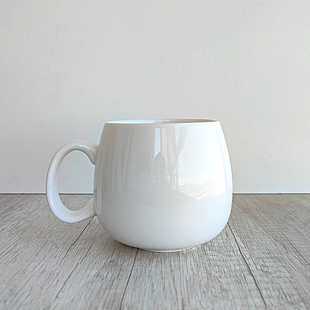 Taza Ema personalizada de porcelana de 400ml