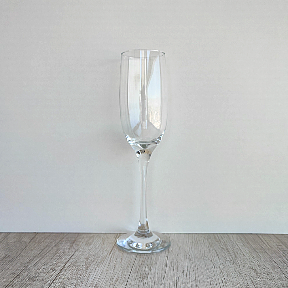 Set de 2 Copas Champagne Marco para Boda Mr y Mrs de 200ml