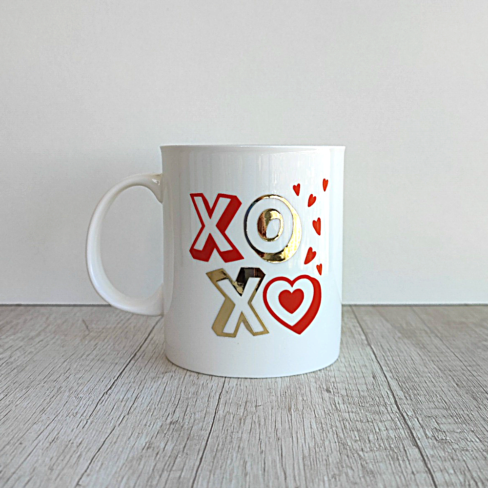 Taza Xoxo de porcelana de 410ml