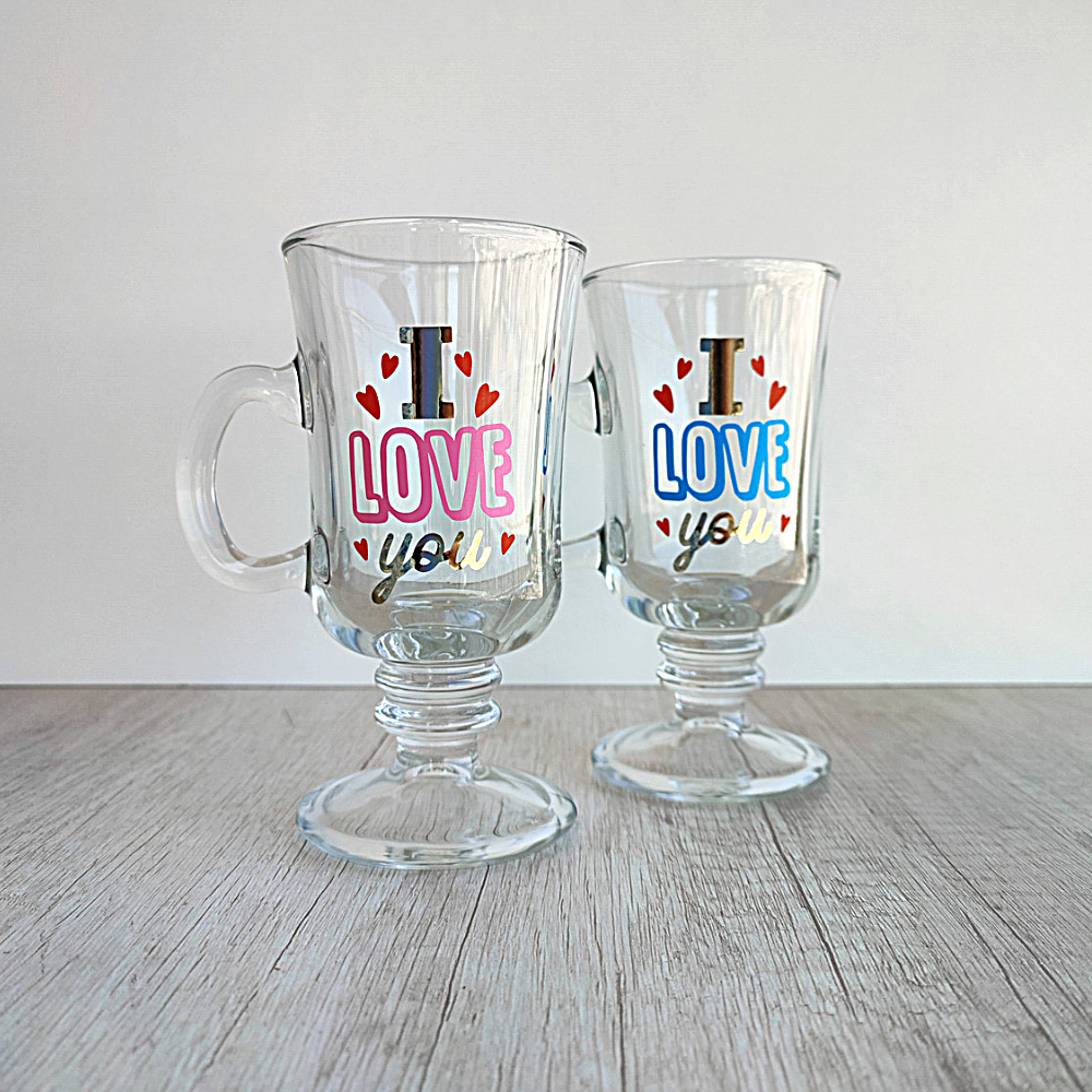 Set de 2 Tazas I Love You de 240ml
