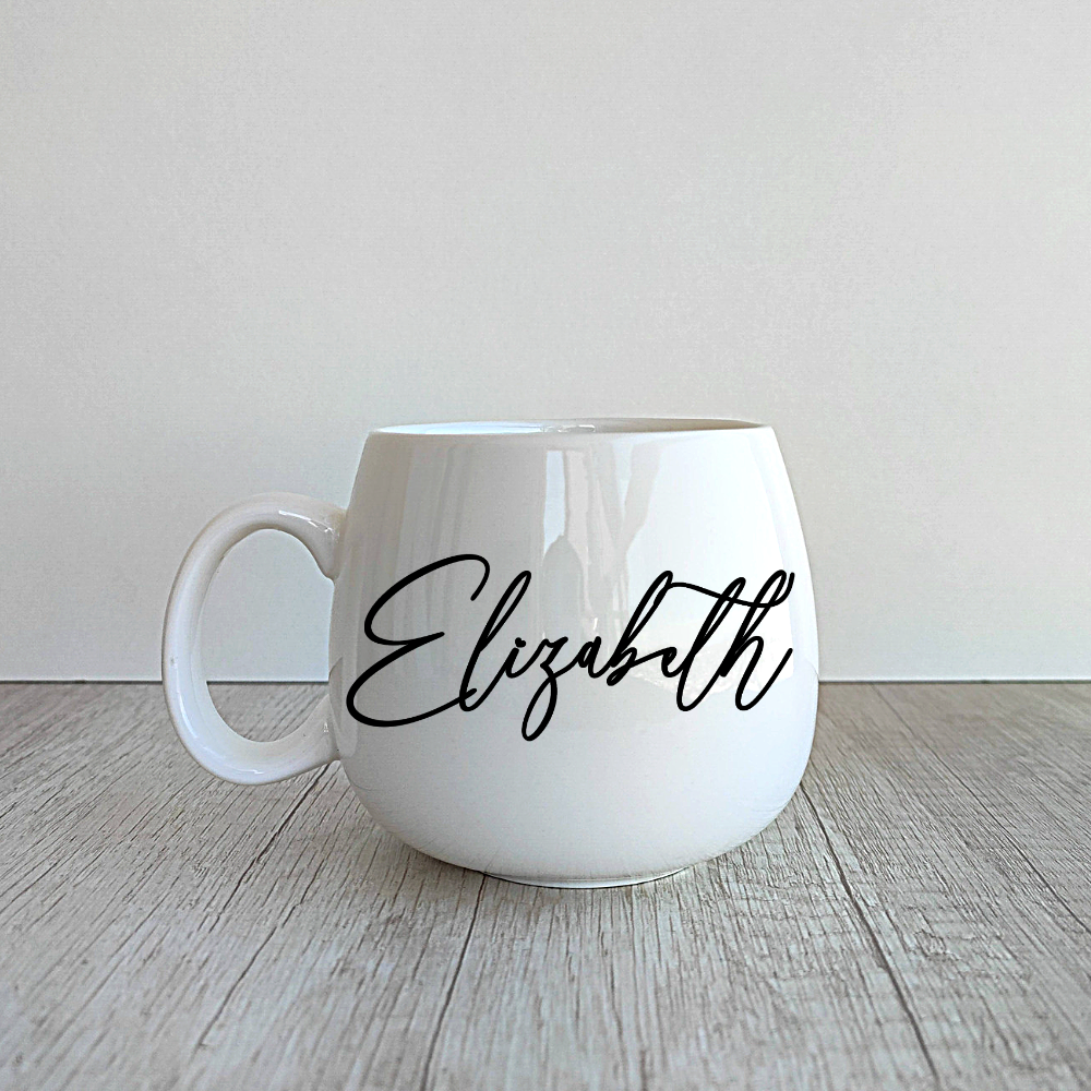 Taza Ema personalizada de porcelana de 400ml
