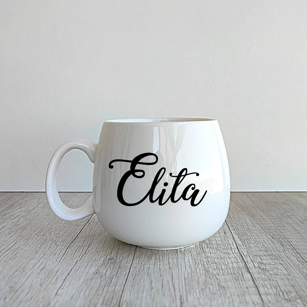 Taza Ema personalizada de porcelana de 400ml