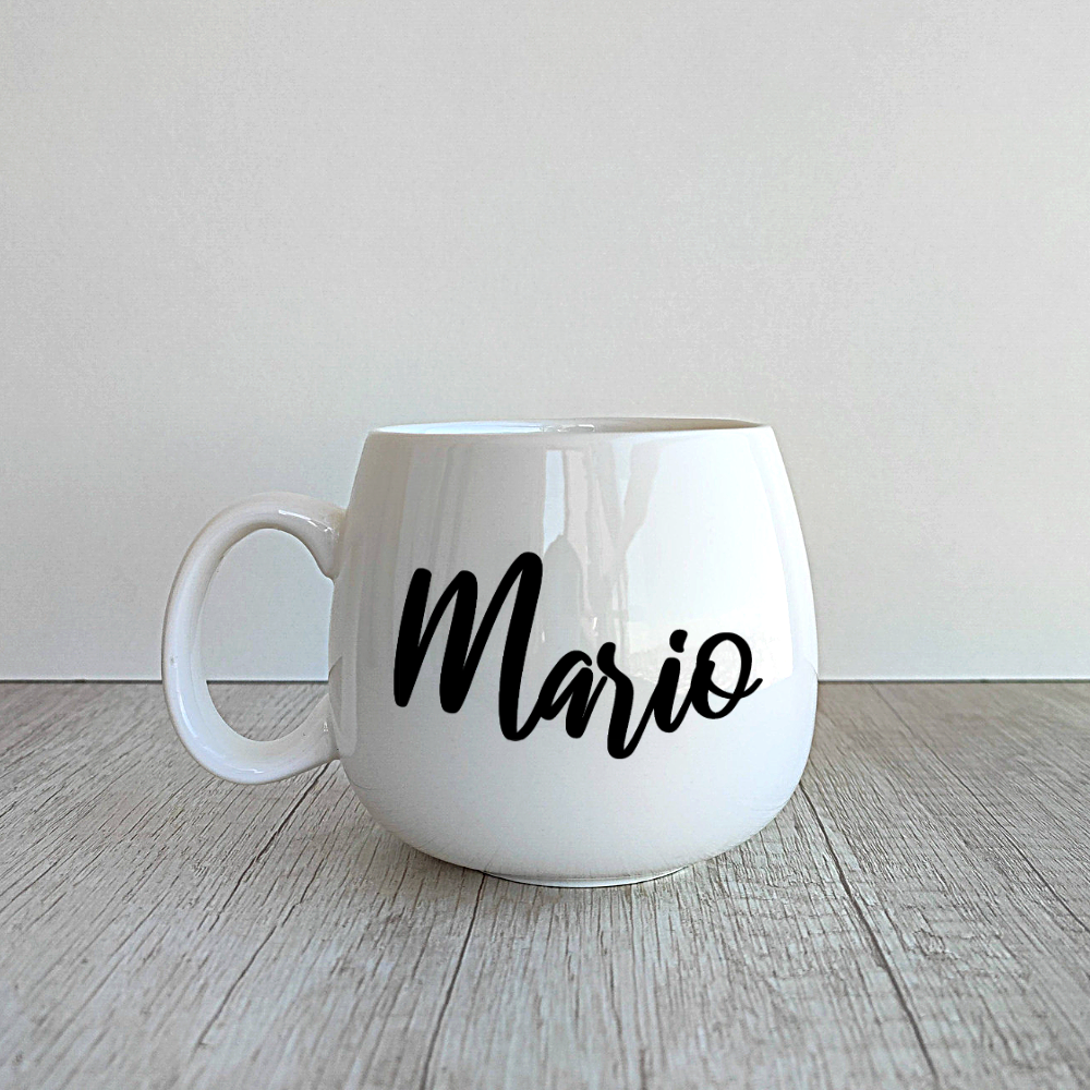 Taza Ema personalizada de porcelana de 400ml