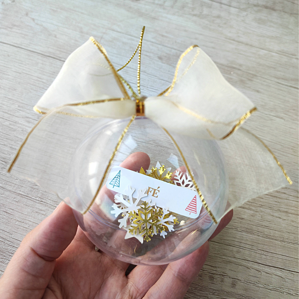 Set de 2 Esferas Navideñas con deseo