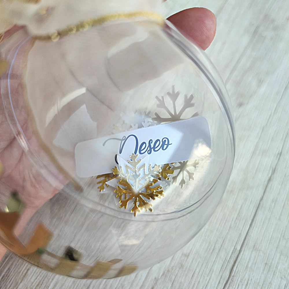 4 Esferas Árbol de Navidad con deseo