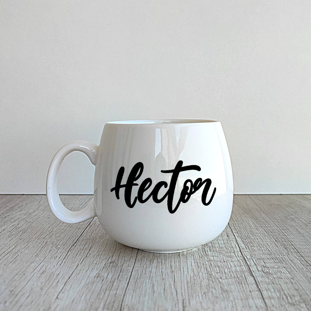 Taza Ema personalizada de porcelana de 400ml
