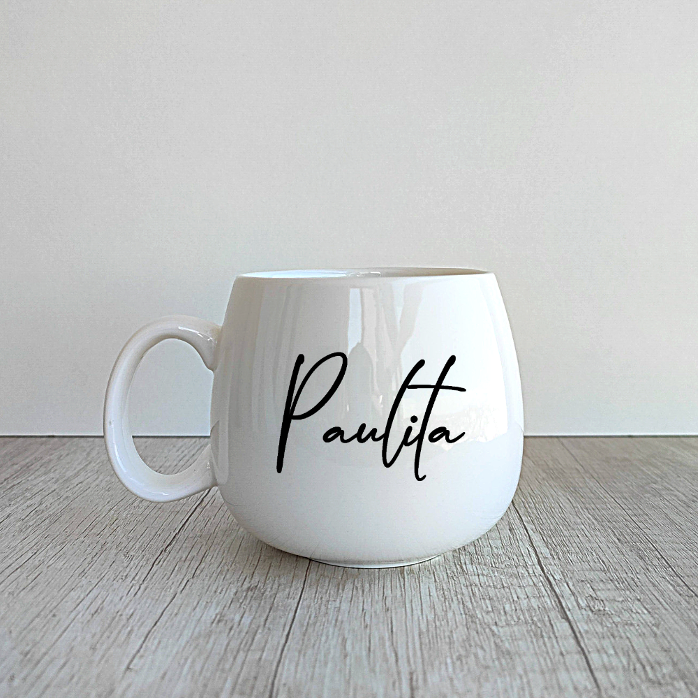 Taza Ema personalizada de porcelana de 400ml