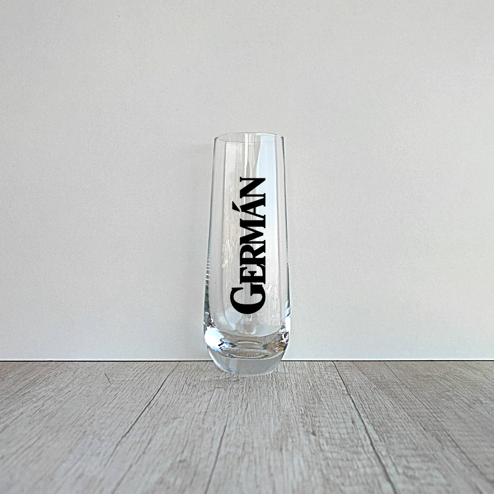 4 Copas Champagne sin tallo Personalizadas de 295ml