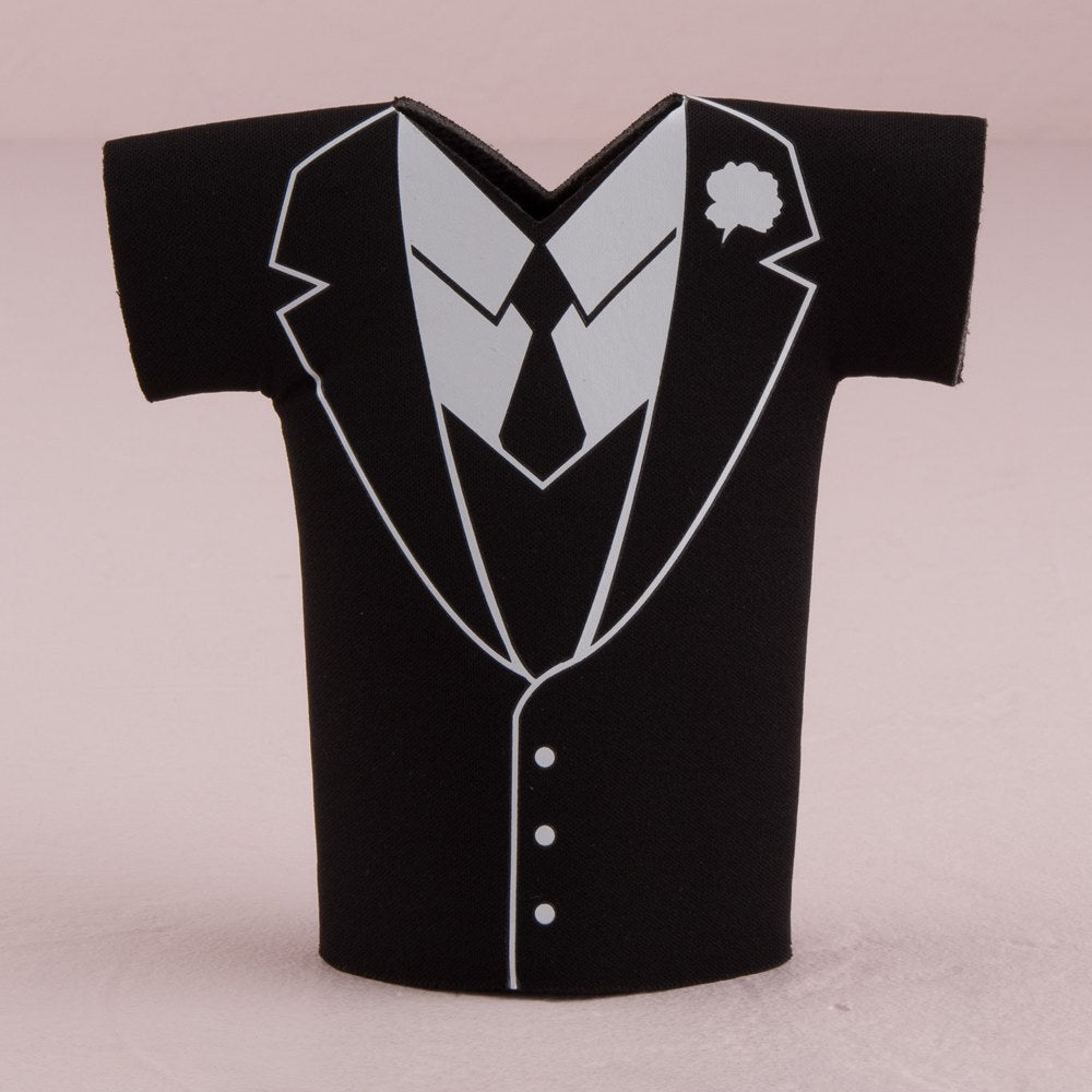 funda para botellas traje novio