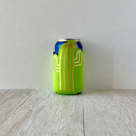 Funda para bebidas de neopreno Cactus