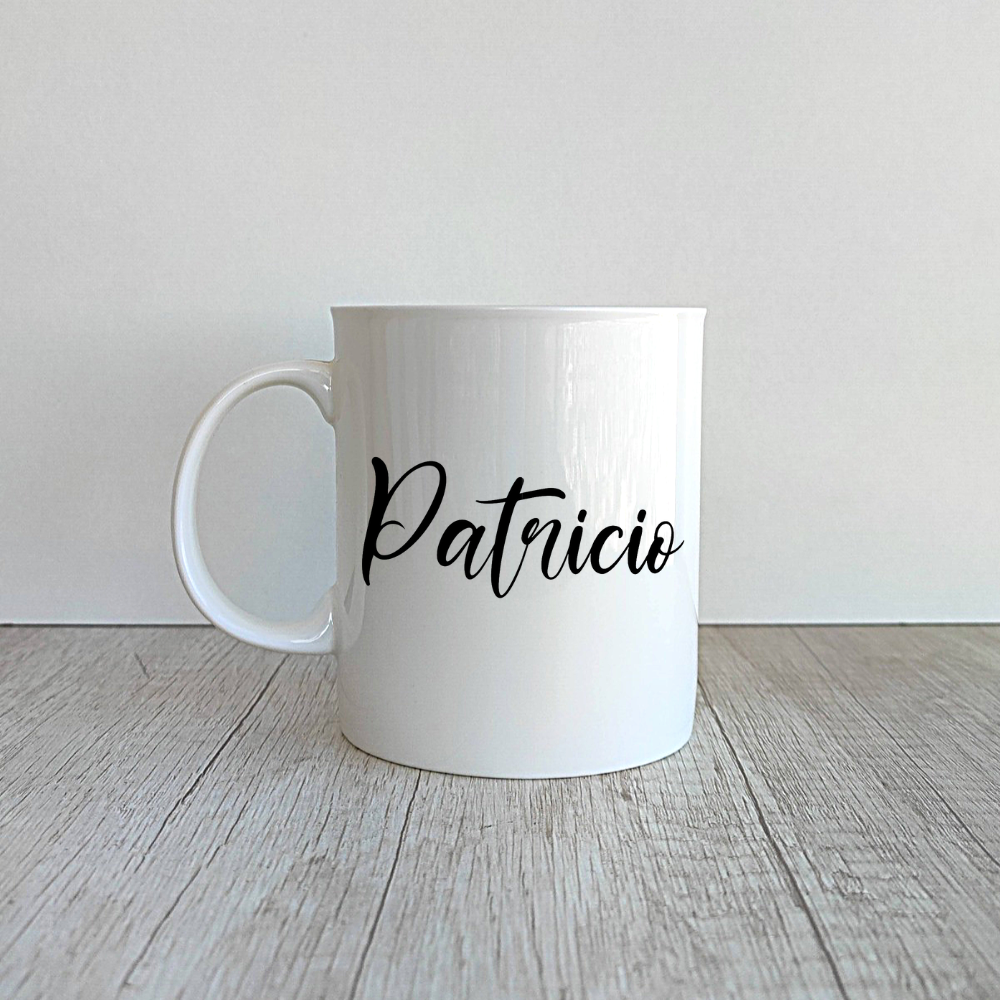 Taza Ian de porcelana personalizada de 410ml