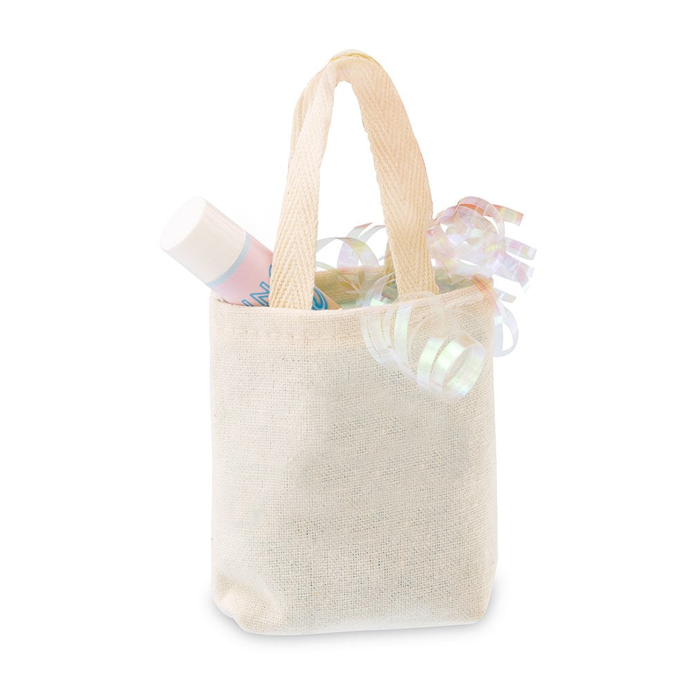 Mini bolsas de algodón con asas