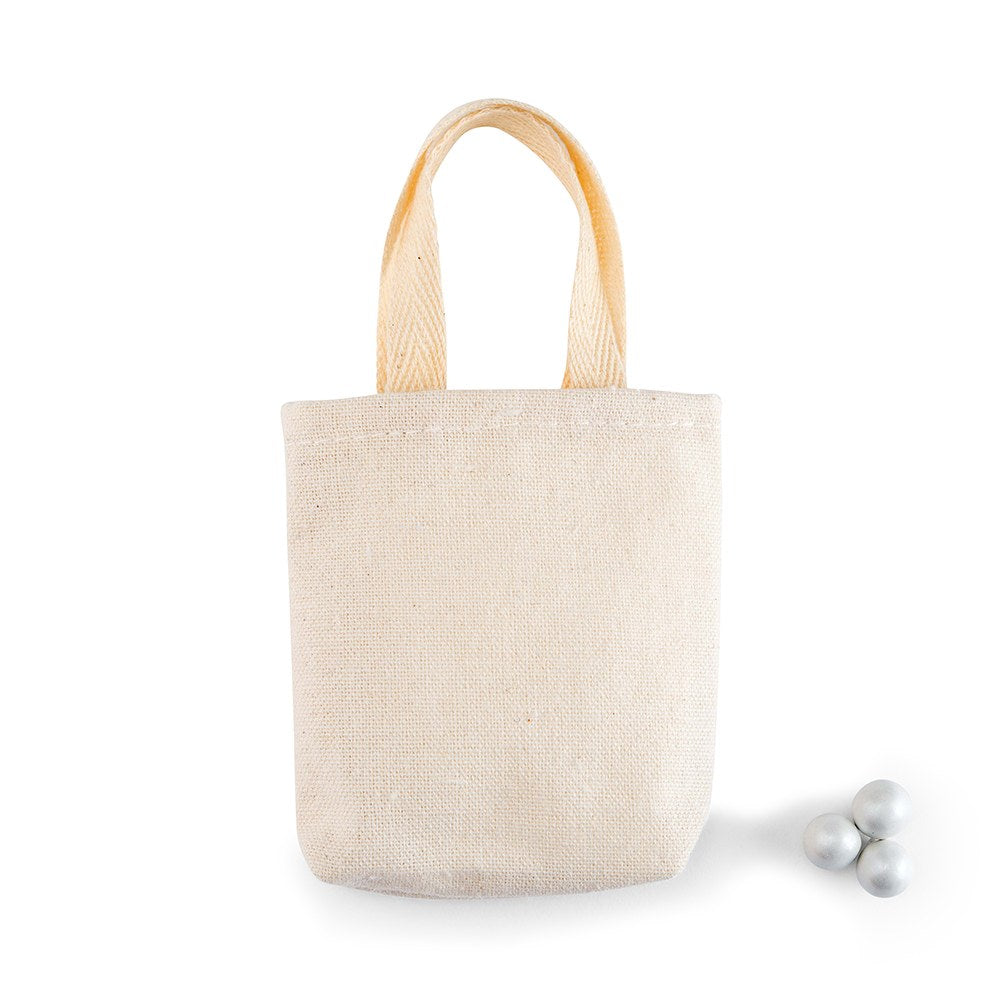Mini bolsas de algodón con asas