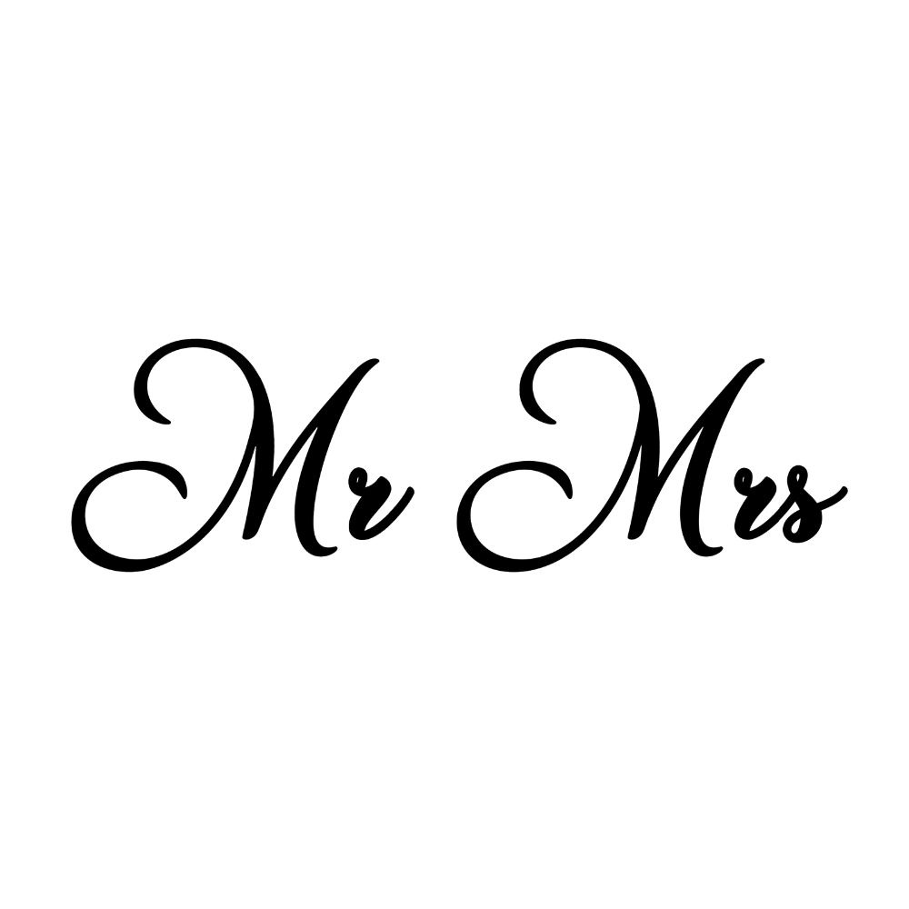 Set de 2 Copas Champagne Marco para Boda Mr y Mrs de 200ml