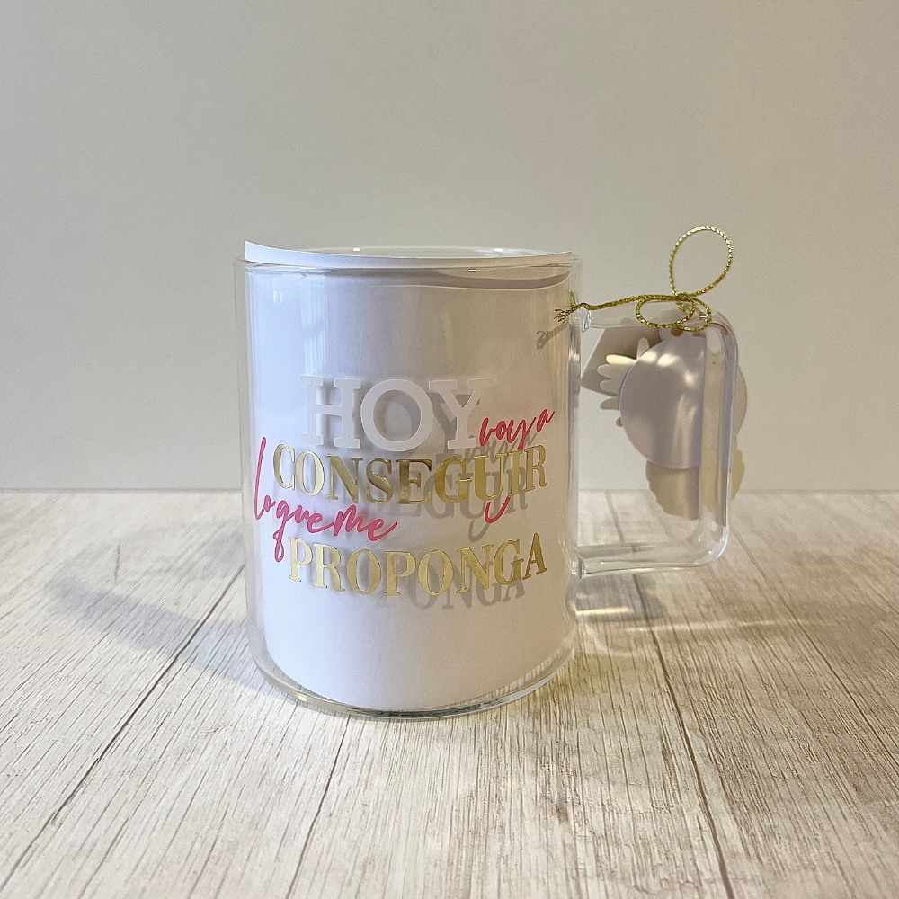 Taza Luci personalizable de borosilicato de 400ml