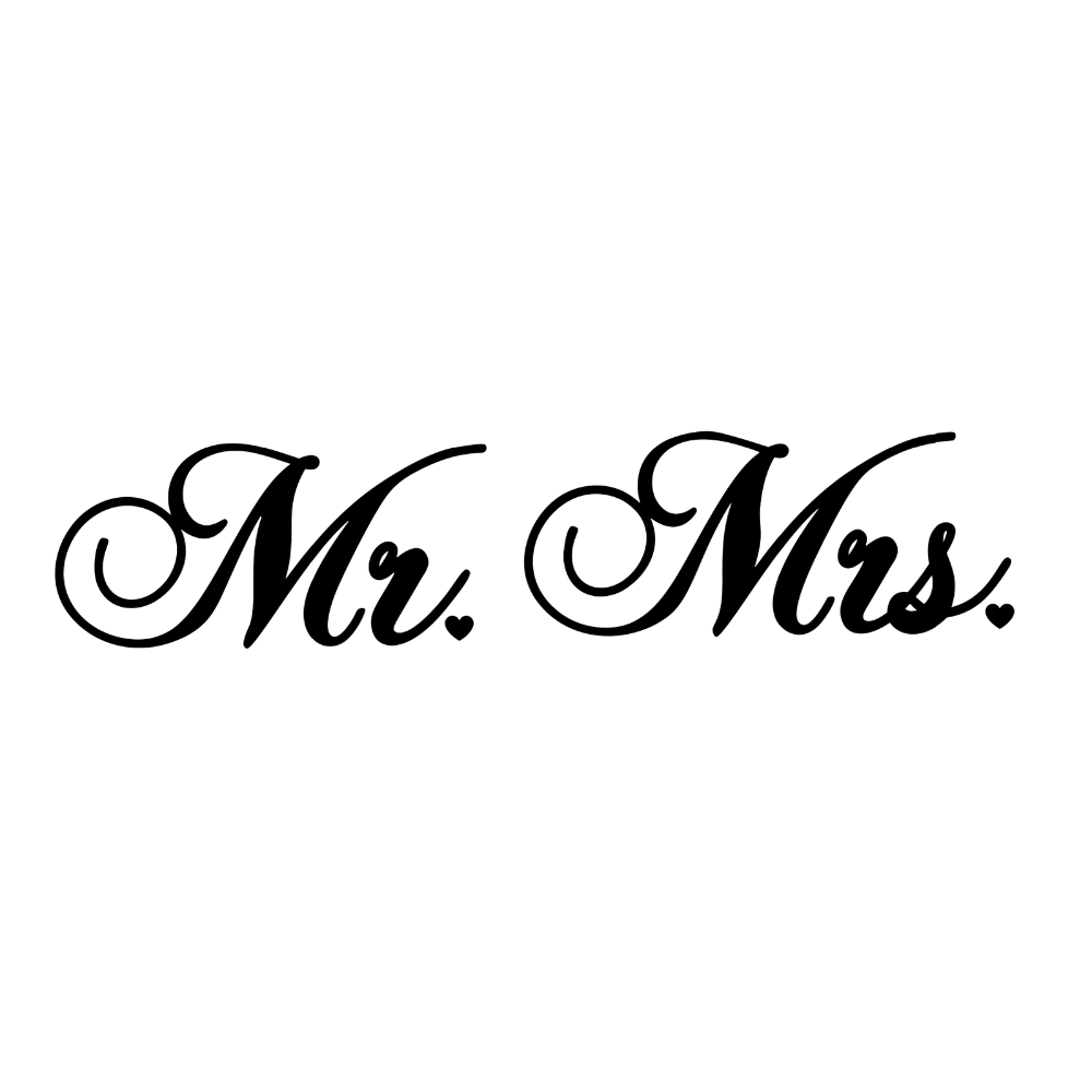 Set de 2 Copas Champagne Marco para Boda Mr y Mrs de 200ml