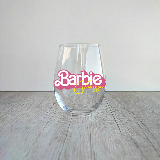 Vaso Barbie personalizado de 545ml