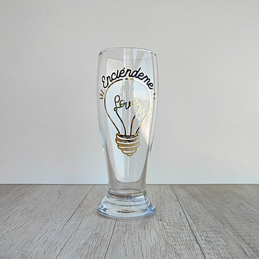 Set de 2 Vasos Cerveceros Enciéndeme Love de 300ml