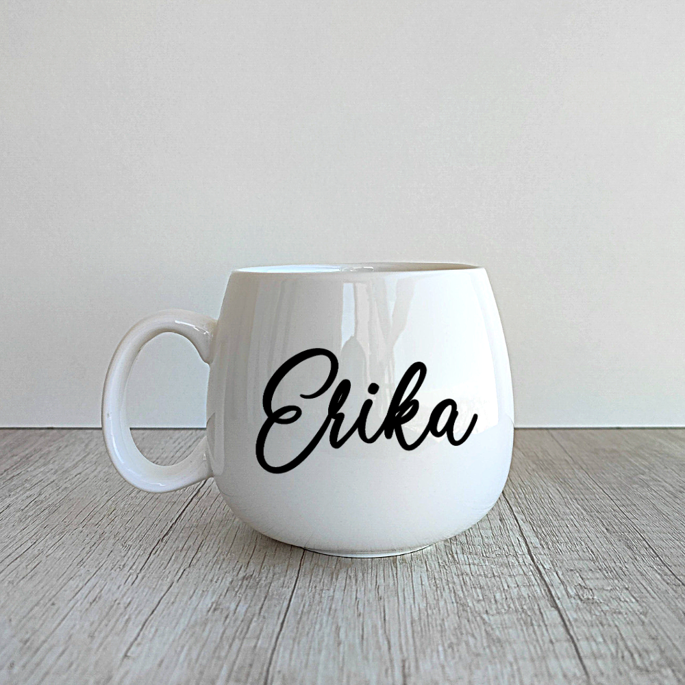 6 Tazas Ema personalizadas de porcelana de 400ml