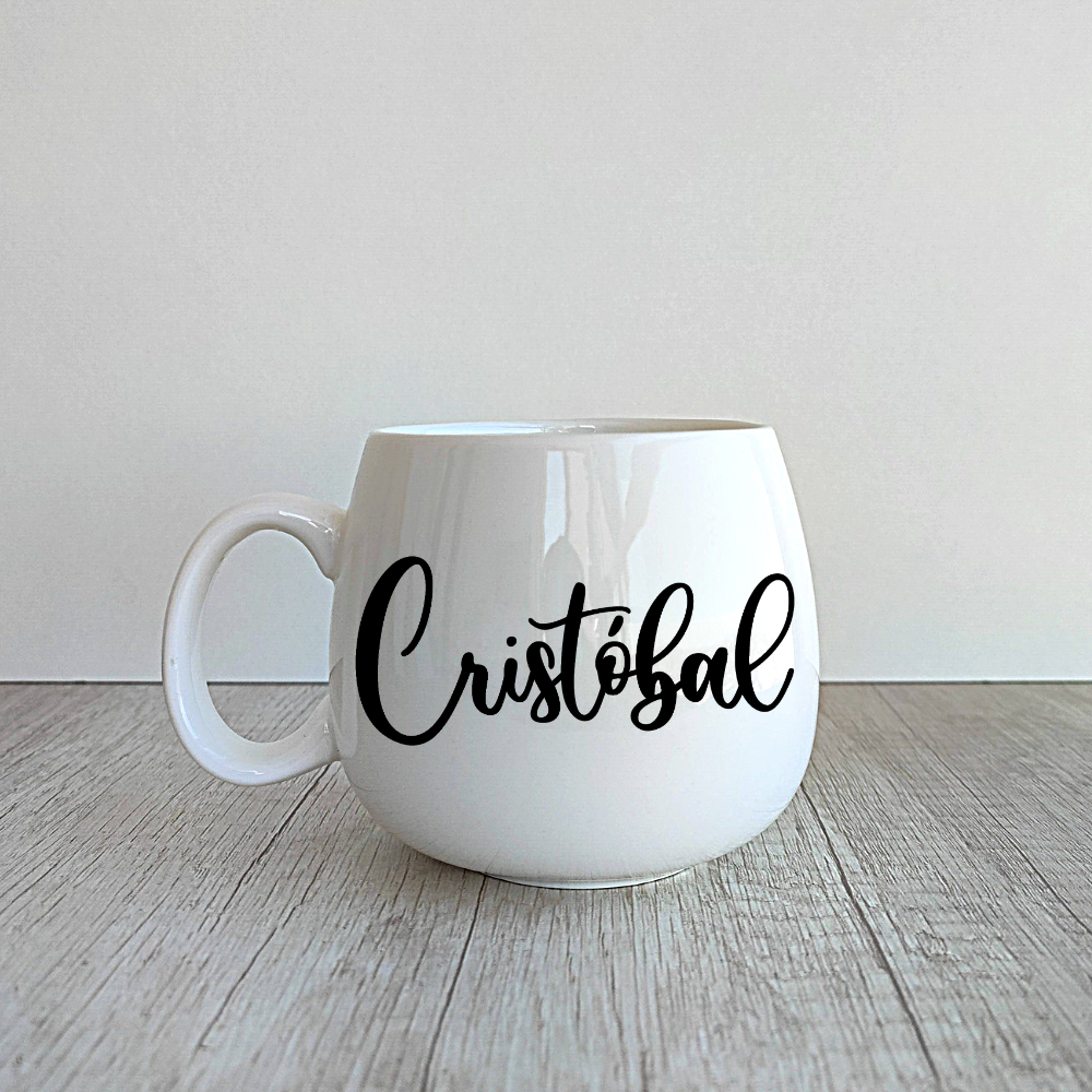 4 Tazas Ema personalizadas de porcelana de 400ml