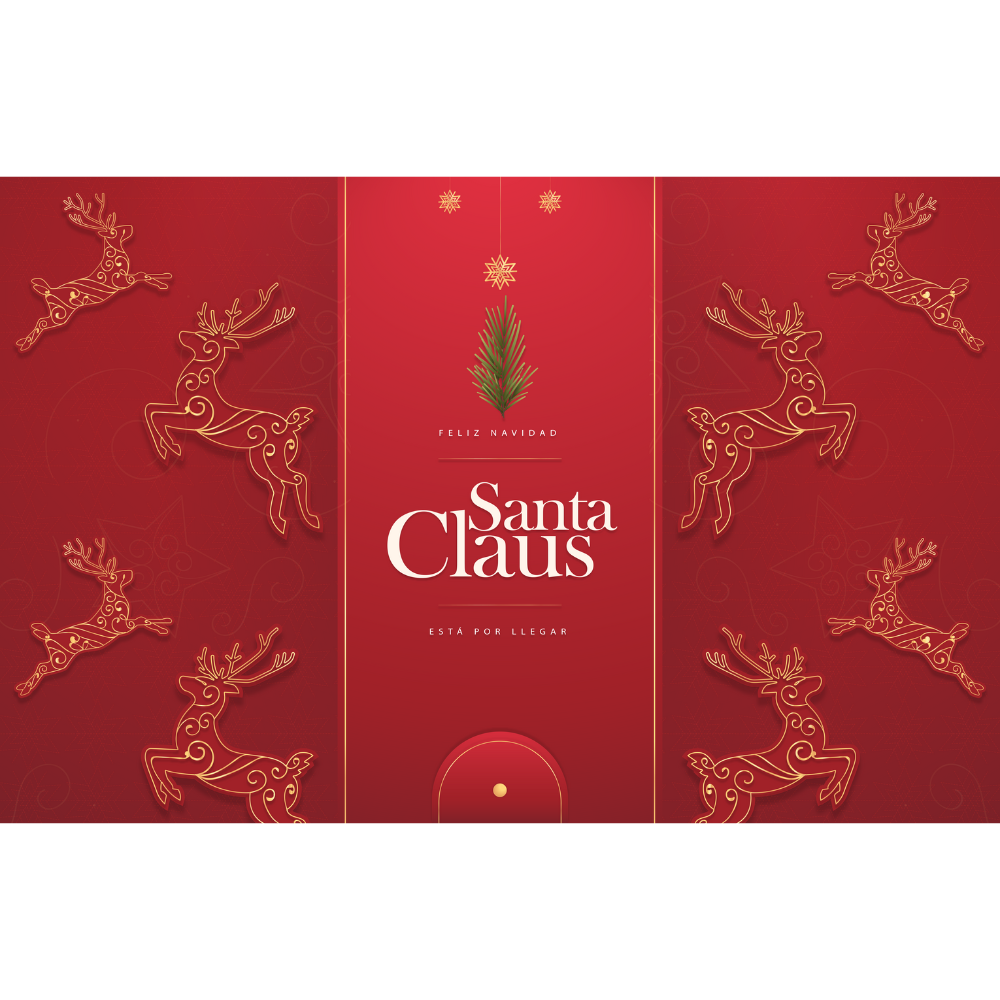 50 Individuales Santa Claus