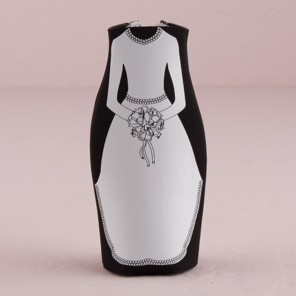 funda para botellas vestido de novia